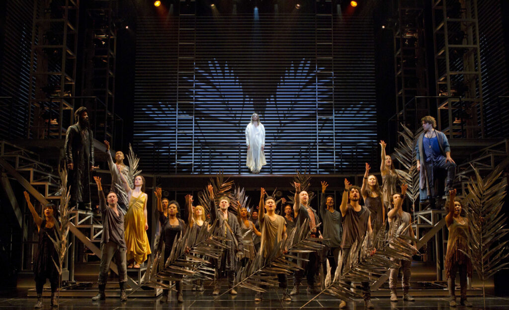 Jesus Christ Superstar
Neil Simon Theatre

This up-to-date production sets the greatest story ever told against a modernist backdrop and wowed the critics during its run at the Stratford Shakespeare Festival. Directed by Des McAnuff (Jersey Boys).

Synopsis:
A rock opera that traces the final days in the life of Jesus Christ — his arrival in Jerusalem, his betrayal, Passion and crucifixion — as well as his relationships with Judas Iscariot and Mary Magdalene. The show features the hits "I Don't Know How to Love Him," "What's the Buzz" and the title song.

Show Dates:
Performances from 01 Mar 2012
Opening 22 Mar 2012
Closing Open-Ended
Performance Schedule:
Through March 24: Monday, Wednesday - Saturday @8pm
Tuesday @7pm
Wednesday and Saturday @2pm

Time change: Tuesday, March 6 @8pm; Thursday, March 22 @6:45pm (Opening Night)

Beginning March 27: Tuesday - Thursday @7pm
Friday and Saturday @8pm
Wednesday and Saturday @2pm
Sunday @3pm

Theatre Information:
Neil Simon Theatre
250 West 52nd Street
New York, NY 10019
US

Genre:
Musical
Cast List:
Paul Nolan
Josh Young
Chilina Kennedy
Tom Hewitt 
Bruce Dow 
Marcus Nance
Aaron Walpole
Matt Alfano
Mary Antonini
Karen Burthwright 
Jacqueline Burtney
Mark Cassius 
Ryan Gifford 
Kaylee Harwood 
Jeremy Kushnier
Mike Nadajewski 
Melissa O’Neil
Laurin Padolina
Katrina Reynolds
Jaz Sealey 
Jason Sermonia
Julius Sermonia
Lee Siegel 
Jonathan Winsby 
Sandy Winsby 
Nick Cartell
Krista Leis
Matthew Rossoff 
Matt Stokes

Production Credits:
Des McAnuff (Direction)
Lisa Shriver (Choreography)
Robert Brill (Scenic Design)
Paul Tazewell (Costume Design)
Howell Binkley (Lighting Design)
Steve Canyon Kennedy (Sound Design)
Sean Nieuwenhuis (Video Design)
Rick Fox (Musical Direction)

Other Credits:
Lyrics by: Tim Rice
Music by: Andrew Lloyd Webber
Book by: Tim Rice